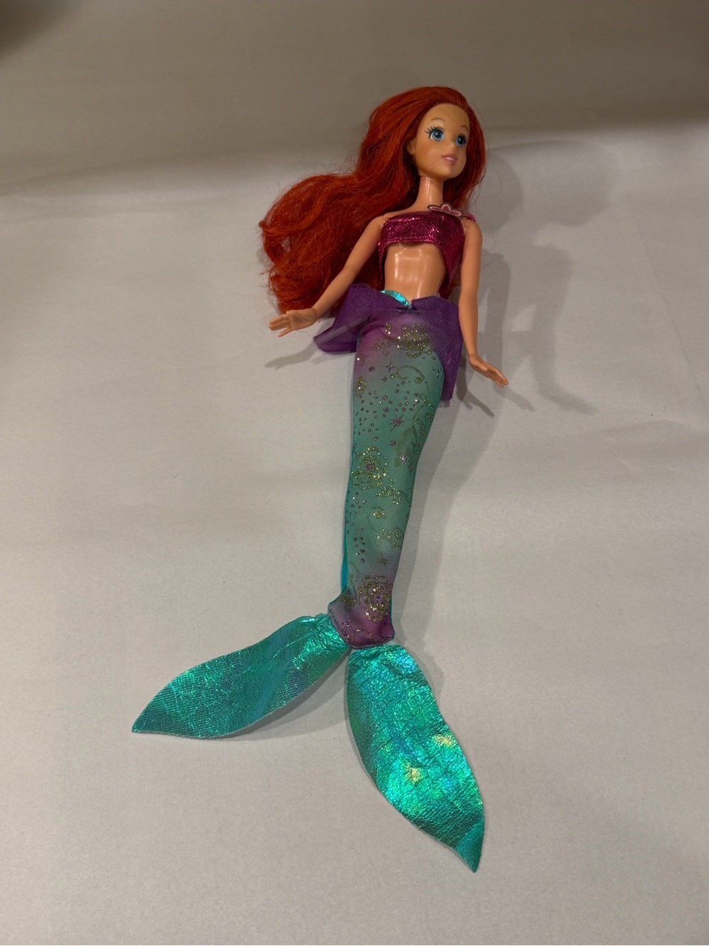 Mattel Disney The Little Mermaid Tail Glitter Princess Ariel  Doll vintage